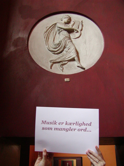 Musik er kærlighed som mangler ord...