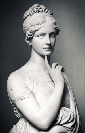 Bertel Thorvaldsen (1770-1844): Portrætstatue af Maria Fjodorovna Barjatinskaja. 1818-1825