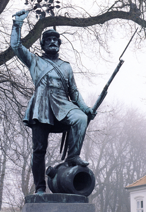 Herman Wilhelm Bissen (1798-1868): Den danske landsoldat. 1851-1858